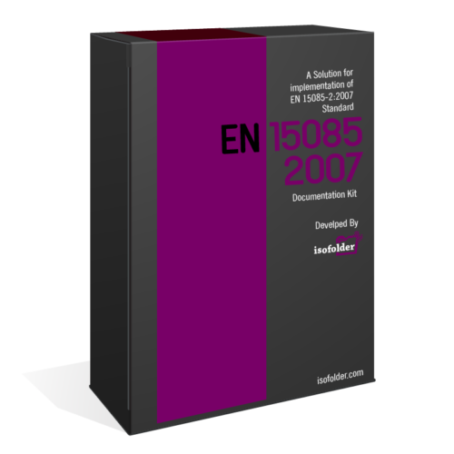 EN 15085-2:2007 (Railway Welding) Documentation Kit by isofolder.com