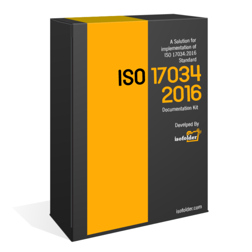 ISO 17034:2016 Documentation Kit by isofolder.com