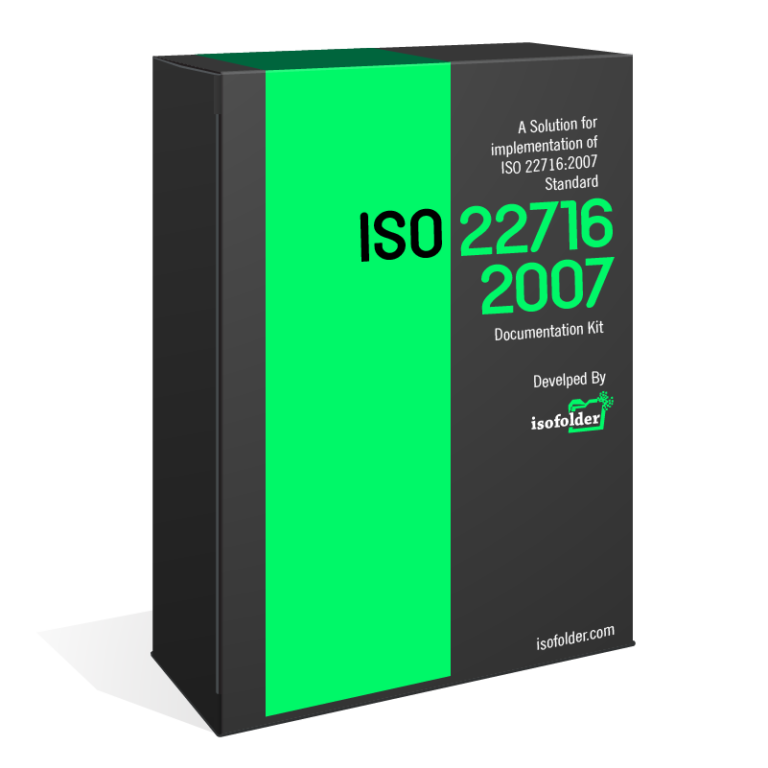 ISO 22716:2007 Documentation Kit by isofolder.com